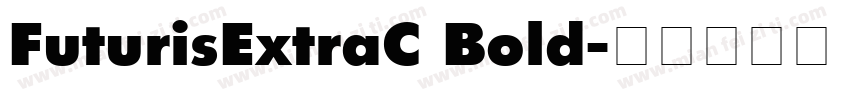 FuturisExtraC Bold字体转换